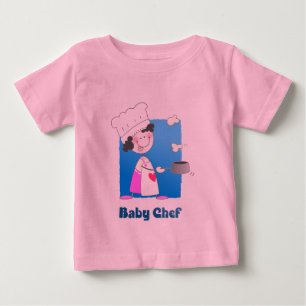 T-shirt Pour Bébé Cute Cartoon Baby Chef