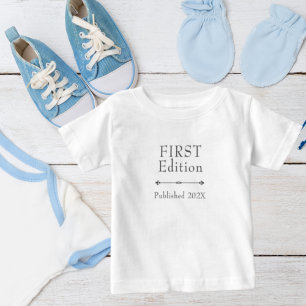 T-shirt Pour Bébé Cute First Edition personnalisable