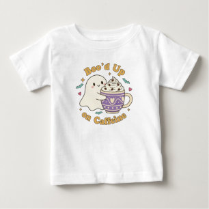 T-shirt Pour Bébé Cute Ghost Boo’d Up Café Design