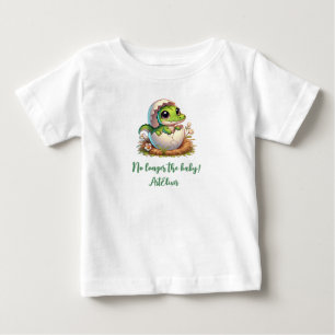 T-shirt Pour Bébé Cute Kawaii Baby shower d'éclosion d'alligator béb