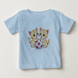 T-shirt Pour Bébé Cute Kittens