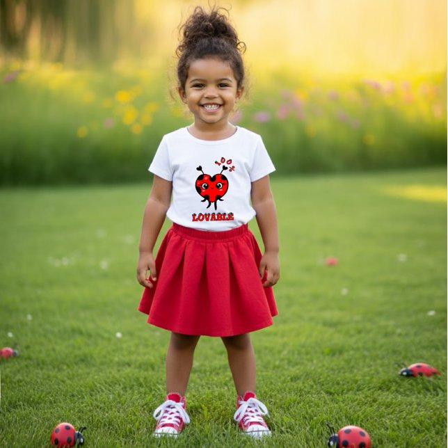 T-shirt Pour Bébé Cute ladybug  (Créateur téléchargé)