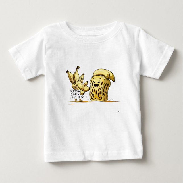 T-shirt Pour Bébé Cute nourriture Pun Tee (Devant)