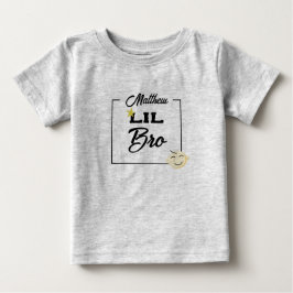 T-shirt Pour Bébé Cute Personnaliser Lil bébé Bro