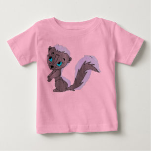 T-shirt Pour Bébé Cute_skunk