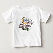 Cute Sleepy Moon Illustration with Quote