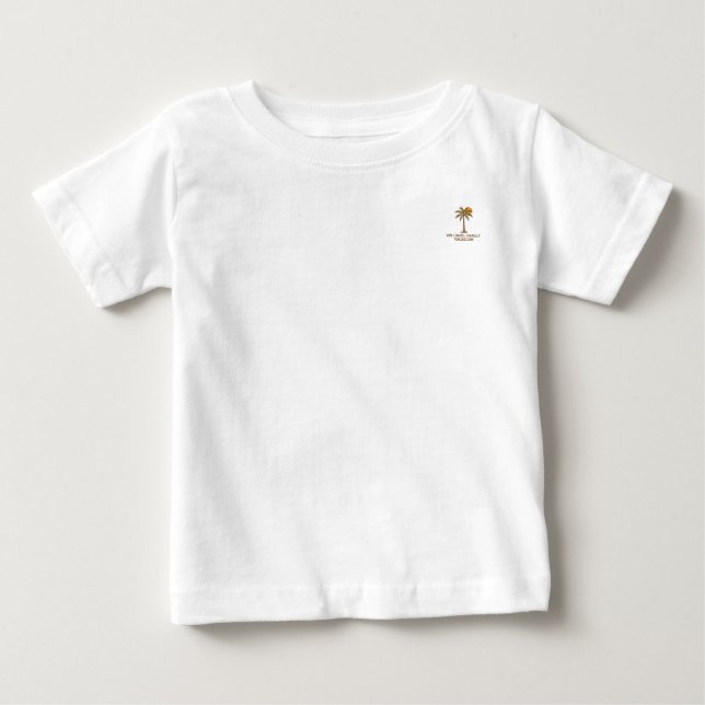 T-shirt Pour Bébé Cute Summer Trip Toddler Family Vacation  (Devant)