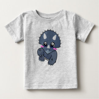 T-shirt Pour Bébé Cute triceratops