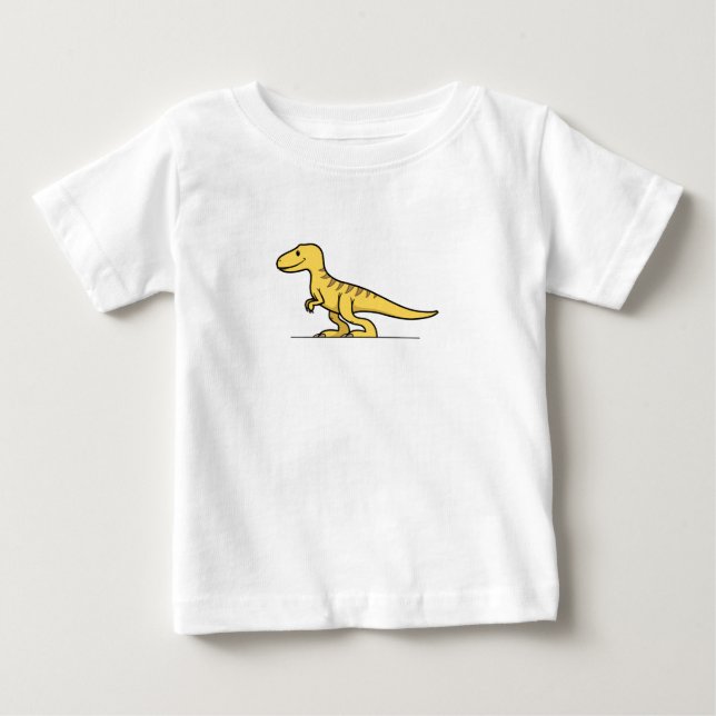 T-shirt Pour Bébé CuteForKids - Tyrannosaurus Rex (Devant)