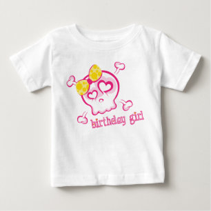 T-shirt Pour Bébé Cutsie Artistic Crull Girl Design d'anniversaire