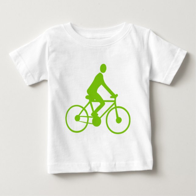T-shirt Pour Bébé Cyclisme - Martian Green (Devant)