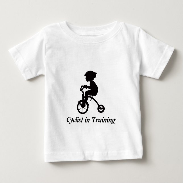 T-shirt Pour Bébé Cycliste dans la formation (Devant)