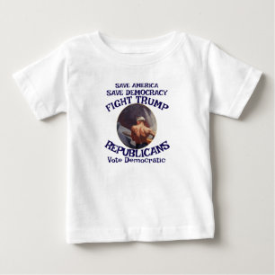 T-shirt Pour Bébé Czar Rue Menteur Trump POTUS Patriotique MAGA Trai