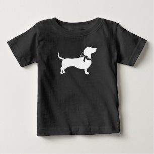 T-shirt Pour Bébé Dachshund Weiner Baby shower chien genre neutre