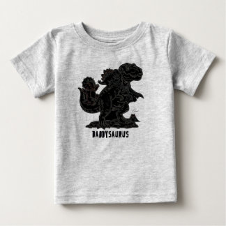 T-shirt Pour Bébé Daddysaurus T-Rex Graphique de dinosaure : Papa mi
