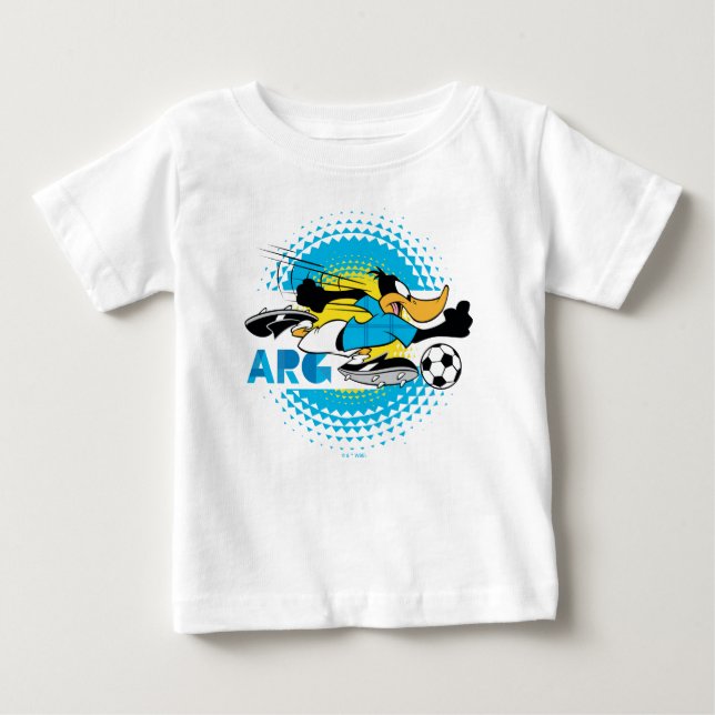 T-shirt Pour Bébé DAFFY DUCK™ Team Argentina Soccer Graphic (Devant)
