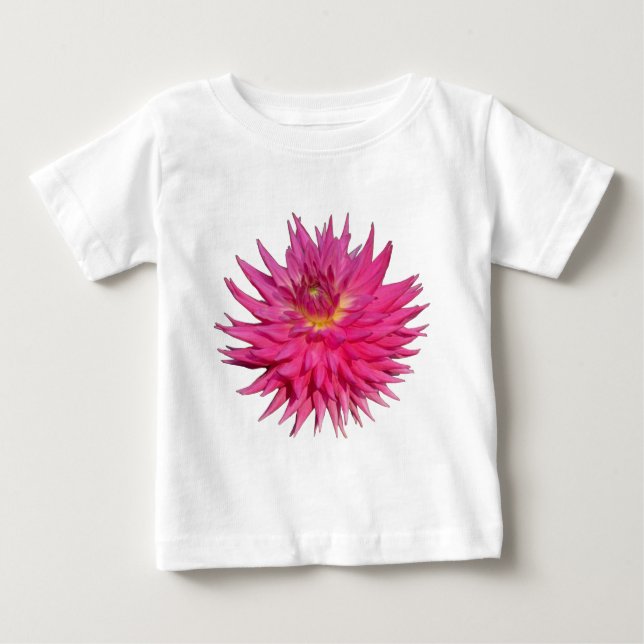T-shirt Pour Bébé Dahlia rose (Devant)