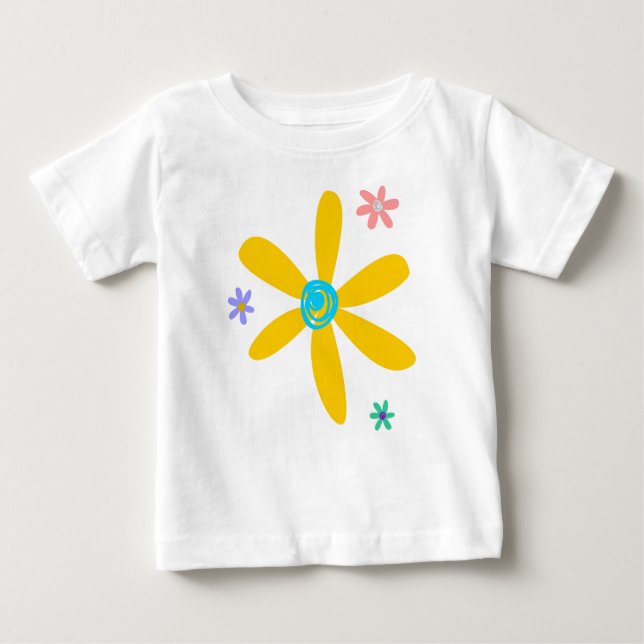 T-shirt Pour Bébé Daisy de Crazy (Devant)