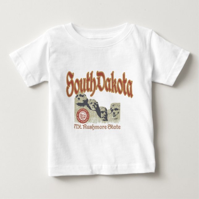 T-shirt Pour Bébé Dakota du Sud (Devant)
