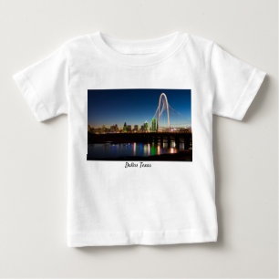 T-shirt Pour Bébé Dallas Skyline Dawn