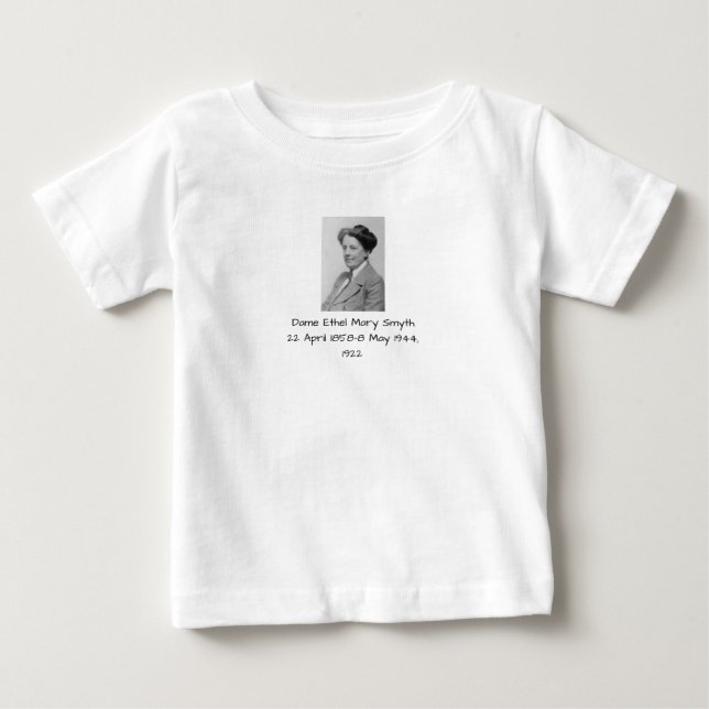 T-shirt Pour Bébé Dame Ethel Mary Smyth, 1922 (Devant)