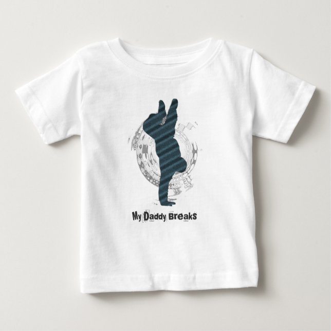 T-shirt Pour Bébé Danse de BBOY - customisée (Devant)