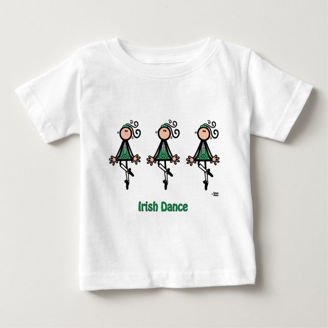 T-shirt Pour Bébé Danse d'Irlandais (Devant)