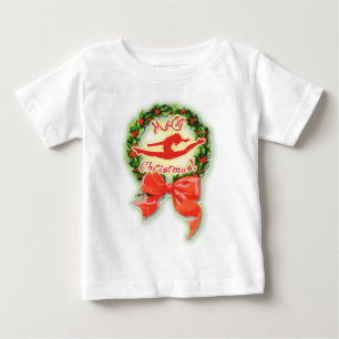 T-shirt Pour Bébé Danseur Gymnasitcs de danse de Joyeux Noël