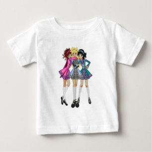 T-shirt Pour Bébé Danseur irlandais