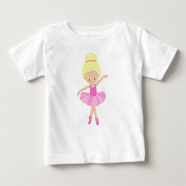 T-shirt Pour Bébé Danseuse, Danseuse de Ballet, Danseuse de Ballet,  (Devant)