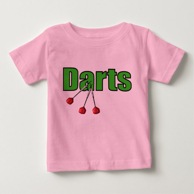 T-shirt Pour Bébé Dards avec 3 dards (Devant)
