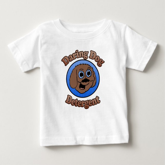 T-shirt Pour Bébé Daring Dog Detergent (Devant)