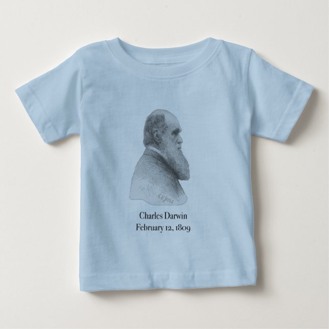T-shirt Pour Bébé Darwin (Devant)