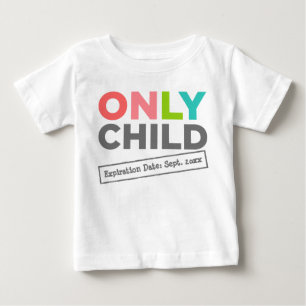 T-shirt Pour Bébé Date d'échéance d'enfant unique [votre date]