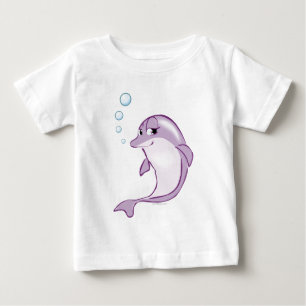 T-shirt Pour Bébé Dauphin mignon