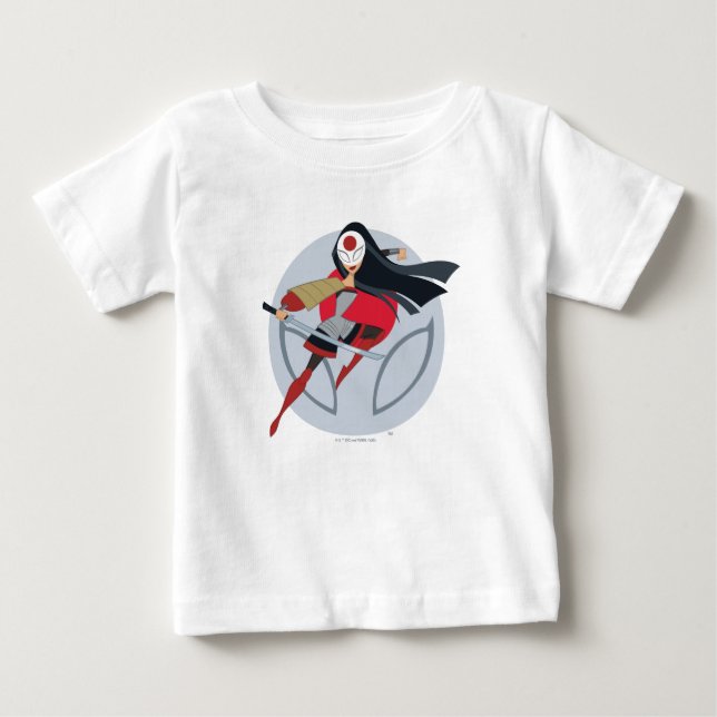 T-shirt Pour Bébé DC Super Hero Girls Katana (Devant)
