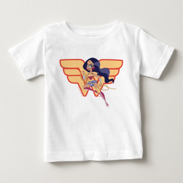 T-shirt Pour Bébé DC Super Hero Girls Wonder Woman (Devant)