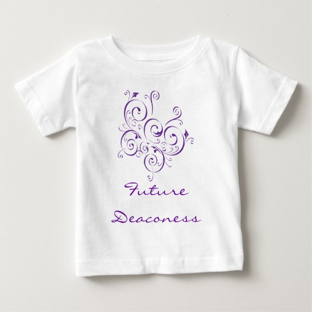 T-shirt Pour Bébé Deaconess du futur bébé (Devant)