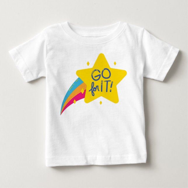 T-shirt Pour Bébé Début audacieux (Devant)