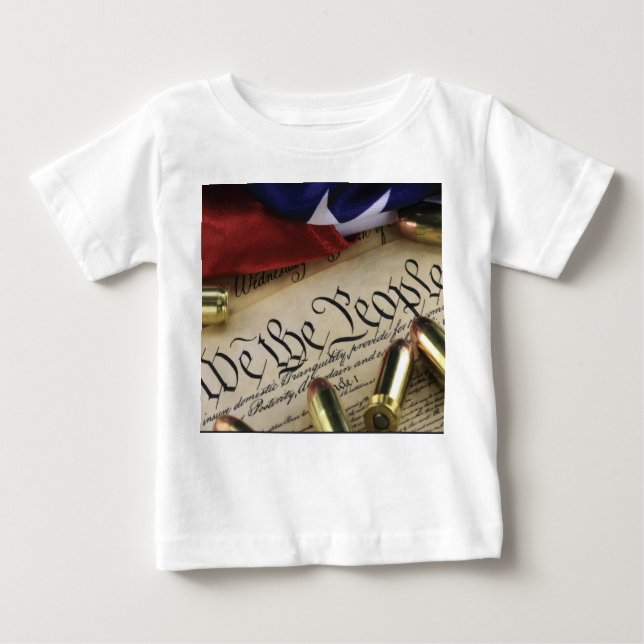 T-shirt Pour Bébé Déclaration d'indépendance (Devant)