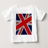 Décor Union Jack en fibre de carbone