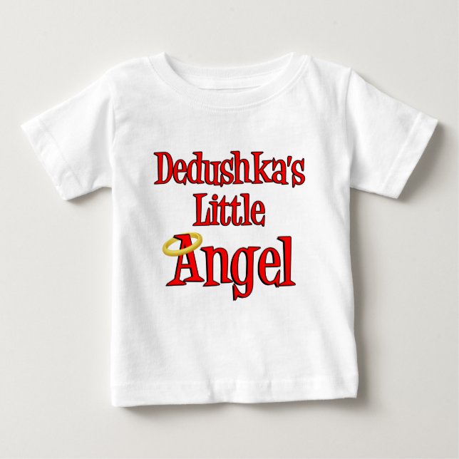 T-shirt Pour Bébé Dedushka Little Angel (Devant)