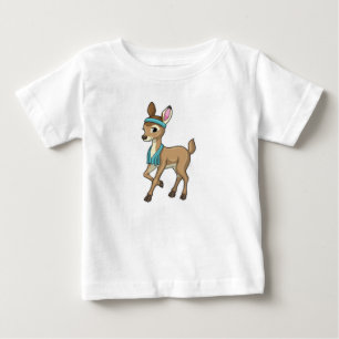 T-shirt Pour Bébé Deer at Fitness with Towel
