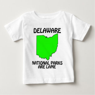 T-shirt Pour Bébé Delaware - Les parcs nationaux sont lames