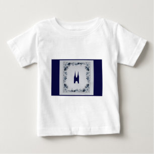 T-shirt Pour Bébé Delft blue tile Eastern Gate dans Delft