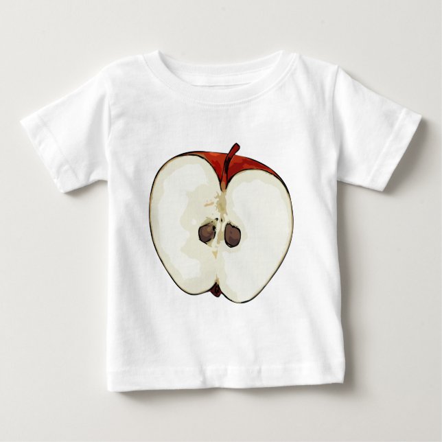 T-shirt Pour Bébé Demi-Apple (Devant)