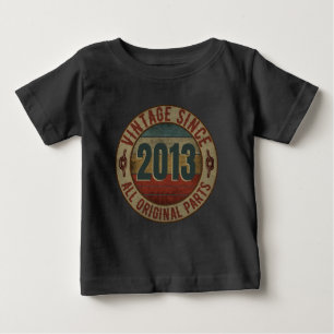 T-SHIRT POUR BÉBÉ DEPUIS 2013 TOUTES LES PIÈCES D'ORIGINE.