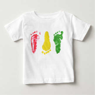 T-shirt Pour Bébé Des pas boit rasta