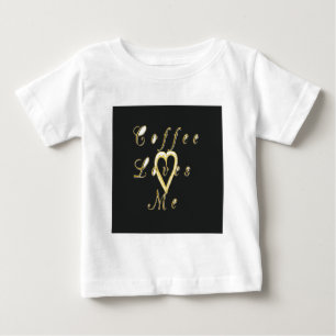 T-shirt Pour Bébé Design crémeux pour les amateurs de café