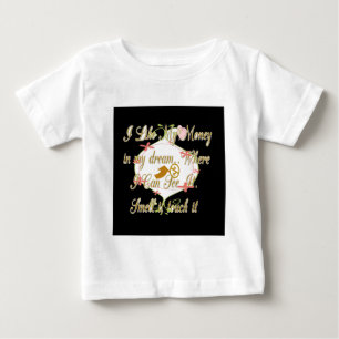 T-shirt Pour Bébé Design de rêve de sac d'argent